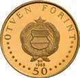 1968 50 Forint Au 900-4,205 g - 20 mm - 0,7 mm 1968.08.09.