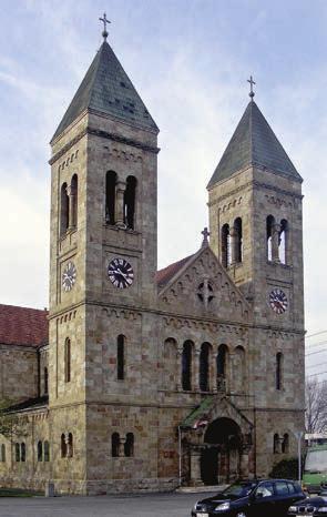 652 PESTI-DÉLI ESPERESKERÜLET 1. kép. Külsôferencvárosi Szent Kereszt-templom (D. F. M.) Egy 1925.