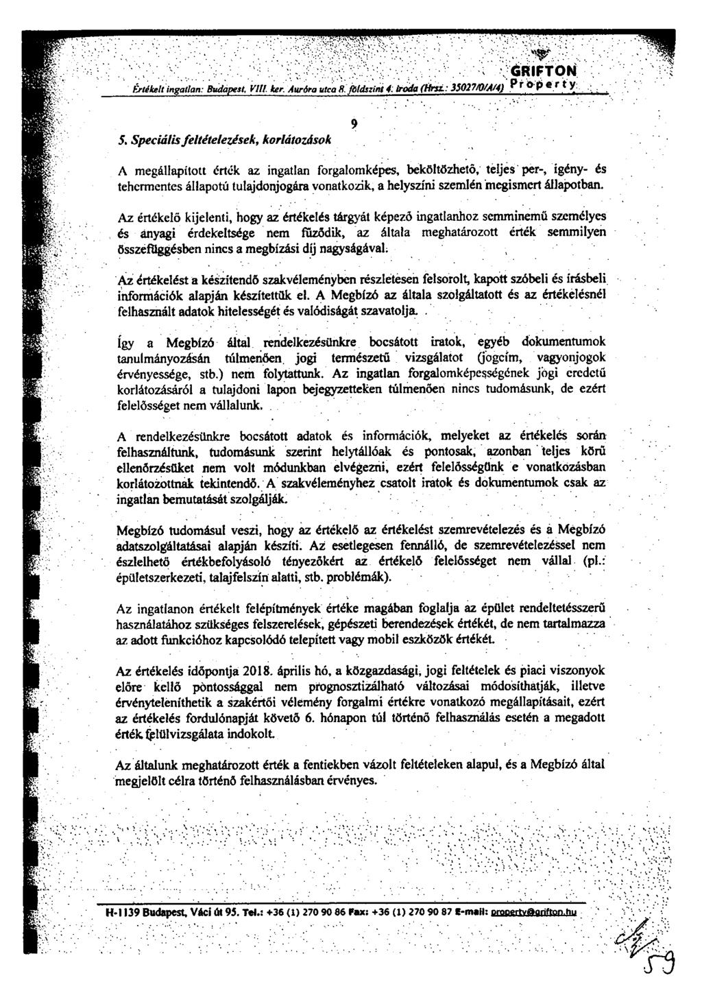 .. OE.SRIFT014 irtekelt ingadan: lezidapest. Vat ker. Auróra utca 8. ibldszitti 4: brick 35027/0/4/4). Pi op er : 5.