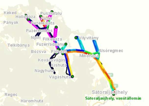 jellegű elrendezés 23 ábra Zemplén példa: karácsonyfa