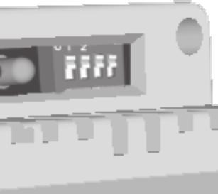 BEÁLLÍTÁSK 6 DIP-kapcsoló beállítások A DIP-kapcsolók a készülék jobb felső részén találhatók.