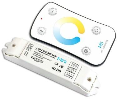 LED nauha säädin + ohjain LTECH Mini 5 CW NW WW dimming controller 12-24V 108W/216W (13036)