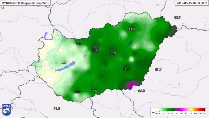 A ciklon centrumának közelsége miatt az ónos esőt viharos, gyakran orkán erejűvé fokozódó szél kísérte.