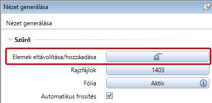 Allplan 2019 Javított csapatmunka építészeknek és mérnököknek 41 Megjelenítendő elemek terjedelme A nézetek és metszetek létrehozásakor az aktív rajzfájloknak mindig az összes eleme figyelembe lesz