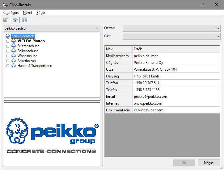 Allplan 2019 Vasalási hüvelyek nagy választéka 91 Új Peikko katalógus A Peikko katalógus tartalma igazítva lett az aktuális termékpalettához.