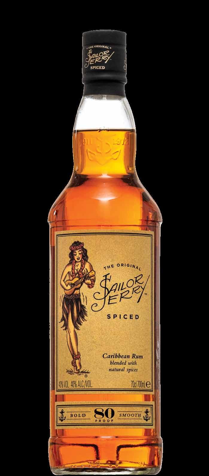 with Cinnamon and Whisky SAILOR JERRY - the