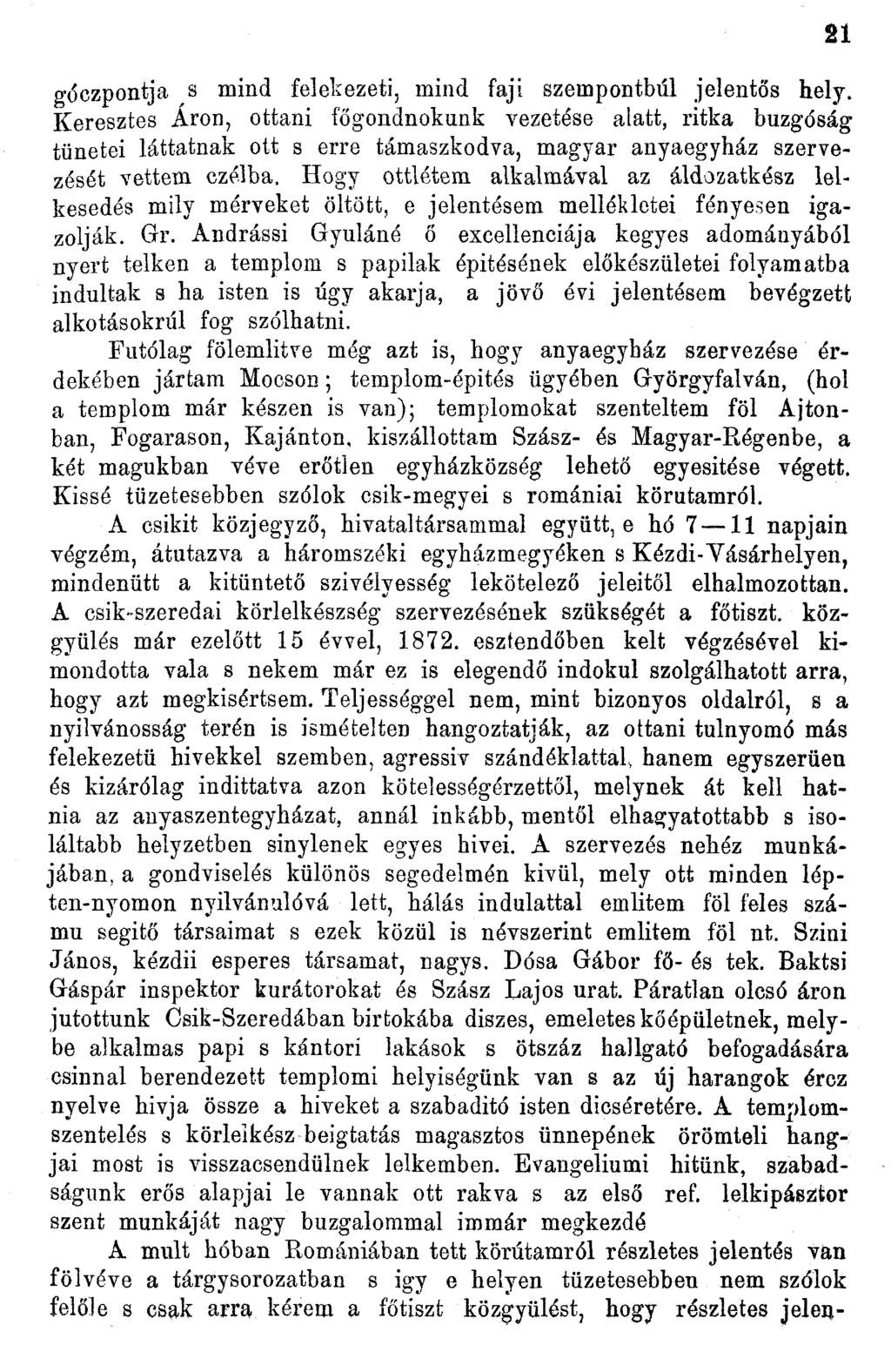 góczpontja s mind felekezeti, mind faji szempontbúi jelentős hely.
