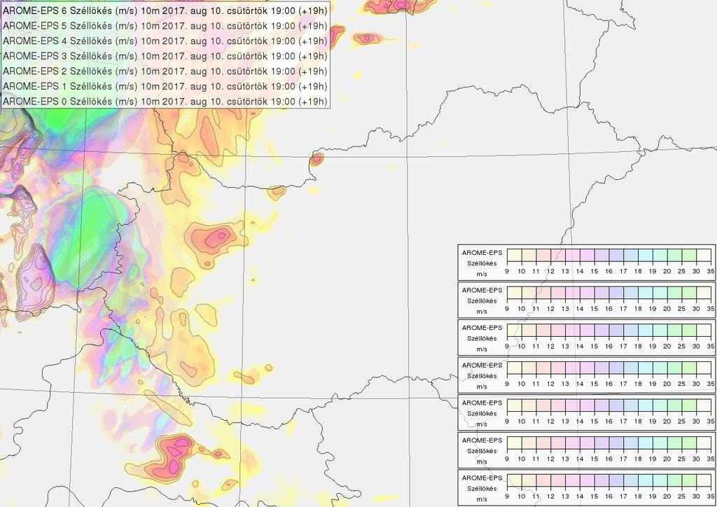 3.2.5.3. ábra: A kvázi-arome-eps alapján készült EPS térkép a