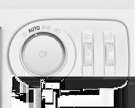 A kapcsoló visszafordul AUTO állásba 8 : helyzetjelzők 9 : tompított fényszóró A felső szintű kijelzővel vagy felső szintű kombi-kijelzővel rendelkező Vezető információs központban kijelzésre kerül