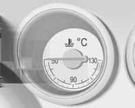 Műszerek és kezelőszervek 93 Hűtőfolyadék-hőmérséklet kijelző A hűtőfolyadék hőmérsékletét mutatja.