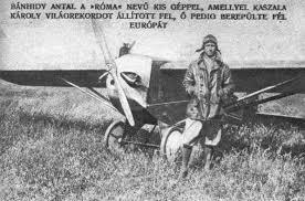 1933-ban Bánhidi Antal a maga tervezte gépével, a Gerle-13-mal körberepülte a Földközi tengert, majd az egész Európa által figyelemmel kísért 100 óra 22 perces repülést követően Mátyásföldön ért