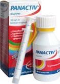 ) Panactiv 100 mg/5 ml belsőleges szuszpenzió, 100 ml** Panactiv ibuprofen szuszpenzió, eper ízű, gyermek lázcsillapító, gyulladáscsökkentő és fájdalomcsillapító, mely mesterséges színe zőanyagot nem