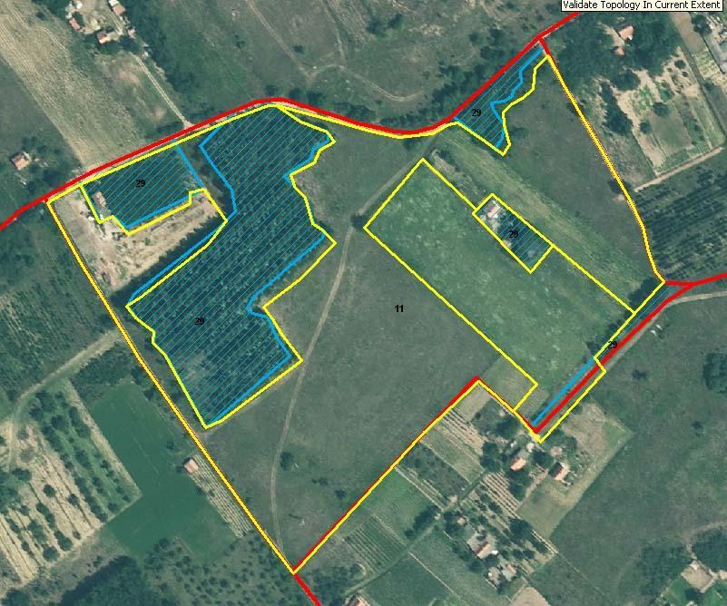 Calculation of contamination How to summarise the area of eligible and non-eligible intersections?