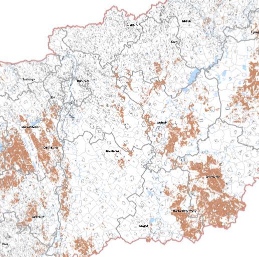 HU example 4: Interest from Ministry of Internal Affairs National Spatial Plan Regional and settlement based planning of rural area management and regulations Target