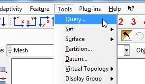 ellenőrzéséhez a Tools Query Parancsot használhatjuk.