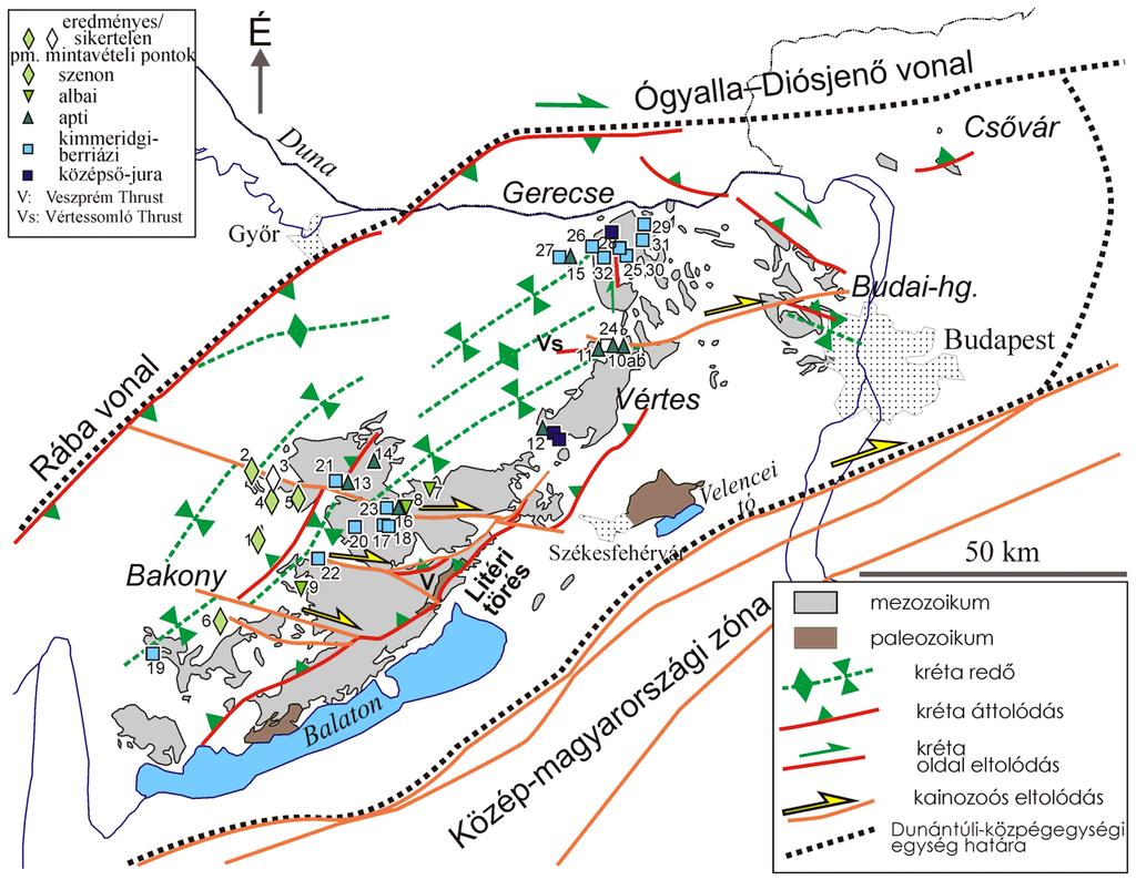 mintavételi hely) és Olaszfalu, Eperkés-hegyen (2. ábra,