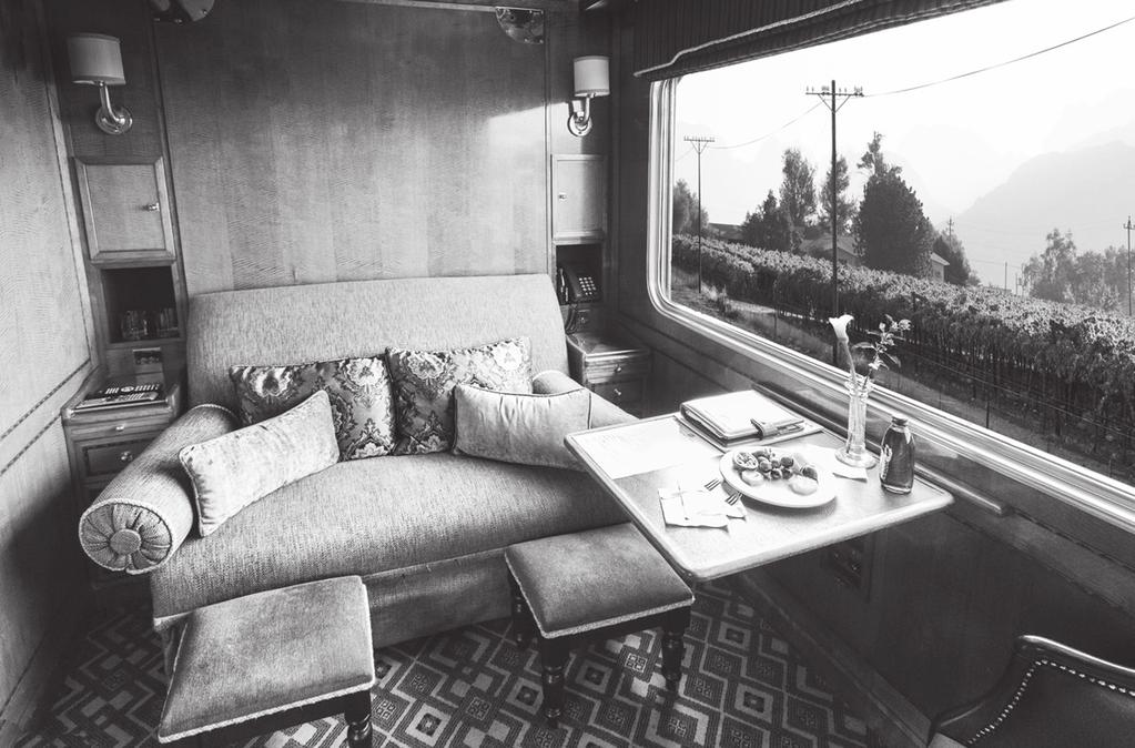 The Blue Train is not only a train but combines the luxury of the world s best hotels with the beauty of a train travel. It offers rooms with shower or small bath.