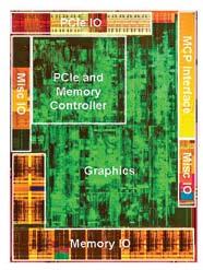 tesztek, technológiák Intel Core i3/i5 platformteszt Kétlapkás Intel Core i3/i5 processzorok: belső felépítés MCP Interface GPU A GPU és a CPU chipen belüli kapcsolatához rendkívül gyors, QPI