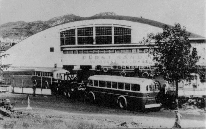 Bus garage in Kelenföld 1938-41, Budapest XI.