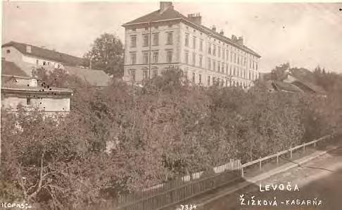 Žižkova kasáreň v 1. tretine 20.