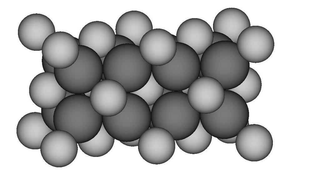6/24 *M15143112M06* 2. Prikazan je model neke spojine, v katerem so kationi in anioni v množinskem razmerju: n(kationi) : n(anioni) = 1 : 2.
