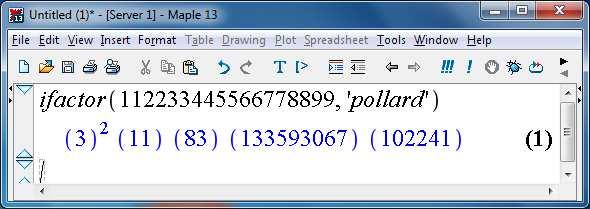 A Pollard-ró algoritmus Az algoritmus működése n = 253-ra (= 11 23) c = 1 x1 = 2, x2 = 5 range = 1 # compute diff # ciklus 1-től 1-ig x2 = 5 5 + 1 = 26 # x3 pr = (2 26) mod 253 = 229 lnko(253, 229) 1