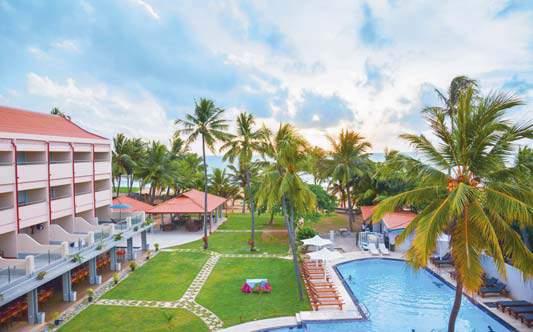 Paradise Beach Hotel Negombo A repülôtértôl 11 km-re, Negombo szállodasorán található, családias hangulatú,