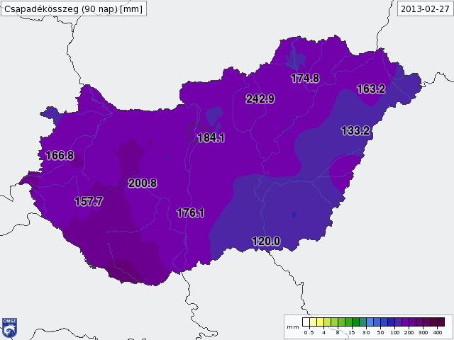 (Rajhonáné Nagy, 2013), így a naptári tél időszakán túl mindenképpen bele kell venni a vizsgálatba a márciusi időjárási helyzetet is.