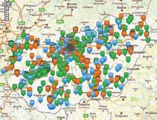 hu-n a magyarországi regisztrált hotspotokat kereshetjük meg egyszerűen Gyengén védett WLAN Rövid WPA2 jelszó Támadás: Szótártámadás, nyers erő módszer Időszükséglet: 20-120 perc Biztonság: Nem véd a