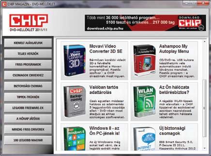 DVD-tartalom DVDtartalom E havi ajánlatunk: Egy menükészítő minialkalmazás gyűjteményes kiadásokhoz, az Ashampoo MyAutoplay Menu 1.