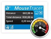 Ezek közé tartozik az egér által megtett virtuális út hossza és aktuális sebessége. A parányi Mouse Tracer program ezeket az információkat jegyzi.