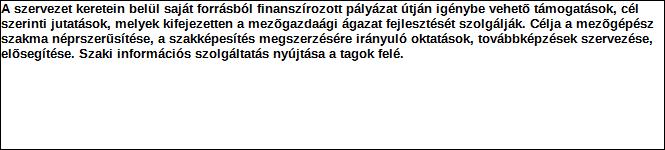 1. Szervezet / Jogi személy szervezeti egység azonosító adatai 1.1 Név: Szervezet 1.