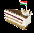 darabok és mascarpone krém TIRAMISU Rothschild sponge cake with coffee liqueur filled with mascarpone cream