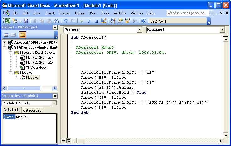 Programfejlesztés Elemzés Tervezés Kódolás