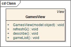3.11. GamesView osztály III.3.11. ábra a GamesView osztály A GamesView osztály a kihívásokat listázó játékterem ablak megjelenítésében játszik szerepet.