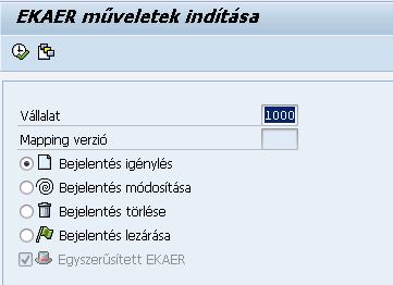 Amennyiben a cég jogosult az egyszerűsített bejelentésre, akkor az alábbi módon kell eljárni.