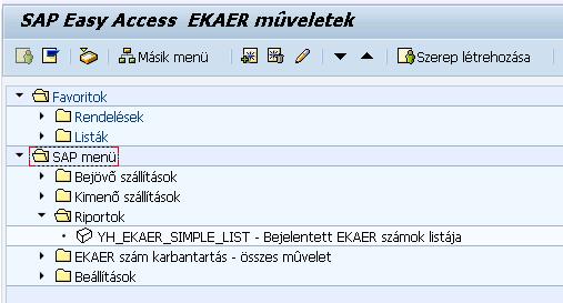 Ha a kiszállításban egyszerre szerepelnek kockázatos és nem kockázatos termékek, akkor a program automatikusan a kockázatos termékeknek megfelelő adattartalommal igényli az EKAER számot. 6.
