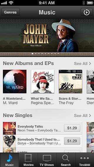 itunes Store 22 Rövid áttekintés Az itunes Store segítségével zenék, tv-műsorok és podcastok adhatók az iphone készülékhez. Böngészés Vásárlások, letöltések és egyebek megtekintése.