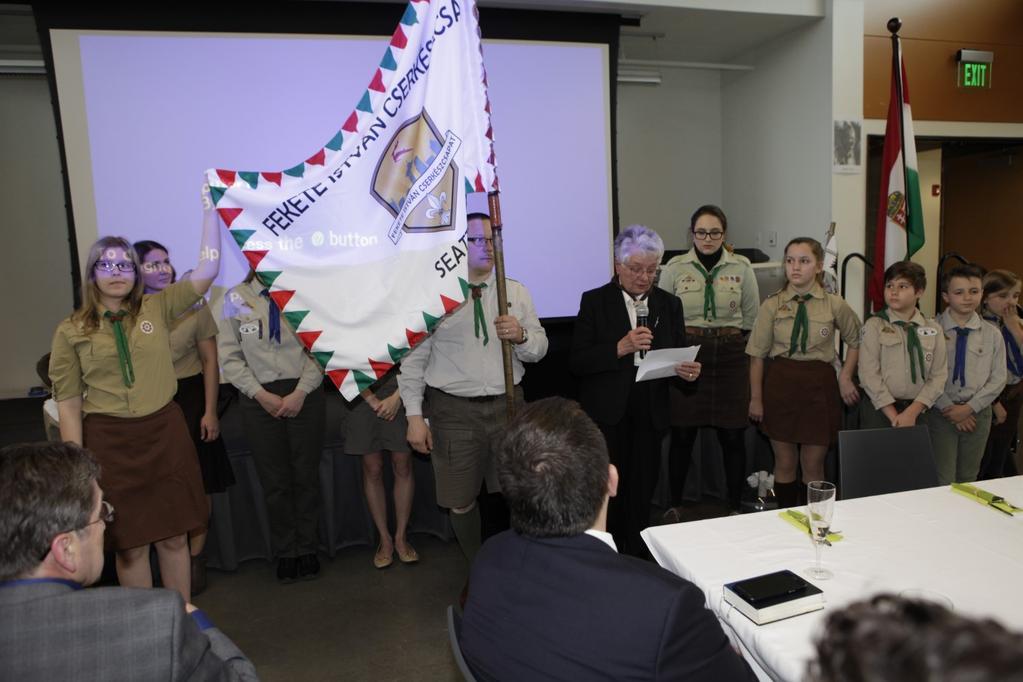 2018. MÁJUS 8 MAY 2018 Scouting News By: Csaba Orbán By the time you read this article, the Hungarian Scout Dinner and Flag Inauguration has been over for more than a month, yet for some of us the