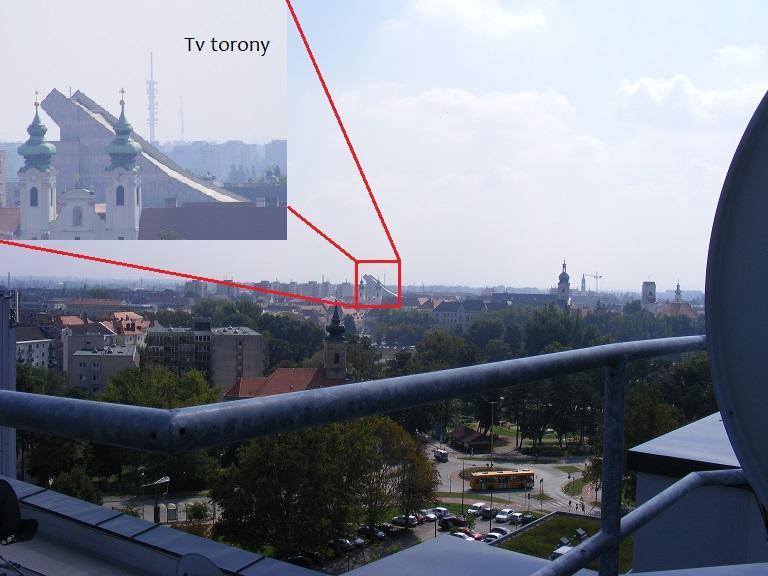 Az egyetem tetejéről az optikai