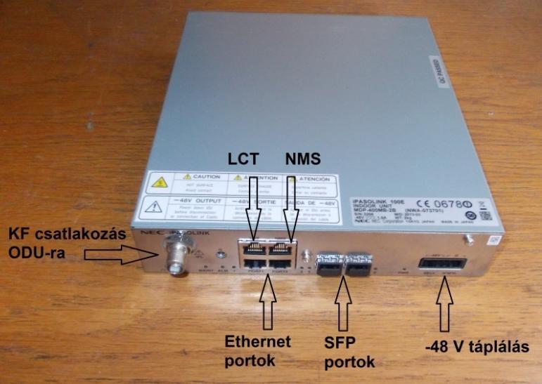 RX level monitor a telepítés során használt F csatlakozó, mely a vett jelszinttel arányos DC feszültséget szolgáltat- magasabb vételi szinthez nagyobb, alacsonyabb vételi szinthez kisebb