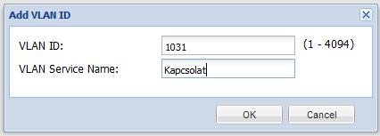 Ha jól állítottuk be, akkor a következő képen fog kinézni: Lépjünk át a VLAN Setting pontra