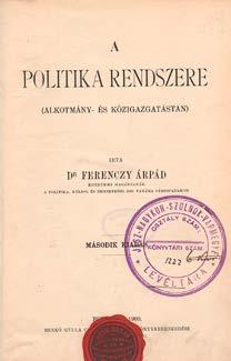 Zilahy Sámuel. 133+(2)p. Modern félvászon-kötésben. 64. [Bernát István] Papharaszti: A koaliczió tervei és alkotásai 1906-1909. Összeszedte --. Bp., 1909. Hornyánszky Viktor ny. 212+(1)p.