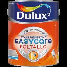 Easycare foltálló DULUX Rendkívül ellenálló, matt felületet hoz létre,