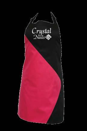 Pink&Black kötény Rózsaszín-fekete Crystal Nails kötény a megszokott Crystal Nails minőség és dizájn.