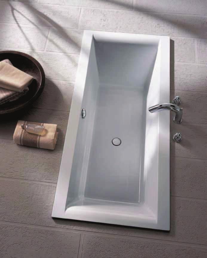 Egyenes fürdőkádak Clarissa 170 x 75 x