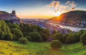nap: Budapest - Mannheim Utazás Budapestről rövid pihenőkkel Mannheim környékére. Vacsora, szállás. 2. nap: Heidelberg - Speyer - Worms Városnéző séta HEIDEL- BERG-ben.