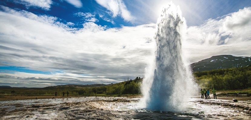 EURÓPA izland FÉNYPONTJAI 3 ÉVSZAKBAN! április 19-23., augusztus 21-25., október 19-23. 239.900,- Ft/FŐ ÁRTÓL STROKKUR GEJZÍR 1. nap: Budapest - Reykjavík Utazás közvetlen járattal Keflavikba.