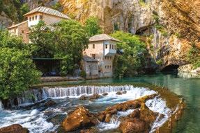 Továbbutazás a BUNA folyó eredetéhez, Európa egyik legbővebb vizű forrásához. Dubrovnik A dalmát tengerpart legelragadóbb városába, DUBROV- NIK-ba látogatunk.
