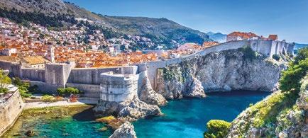 nap: Dubrovnik - Budva Városnézés DUBROVNIK gyönyörű óvárosában. A település máig őrzi középkori városzszerkezetét. Fakultatív hajókirándulás a Lokrum-szigetre. Szállás Budva környékén. 3.